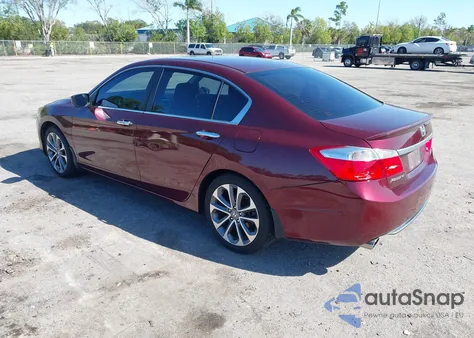 2013 Honda Accord Sport z USA, uszkodzony, nr VIN 1HGCR2F58DA242103